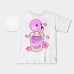 Marina bubble tea Kids T-Shirt